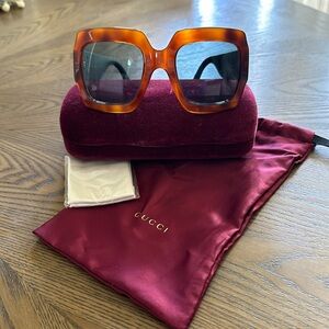 Authentic Oversized Gucci Sunglasses